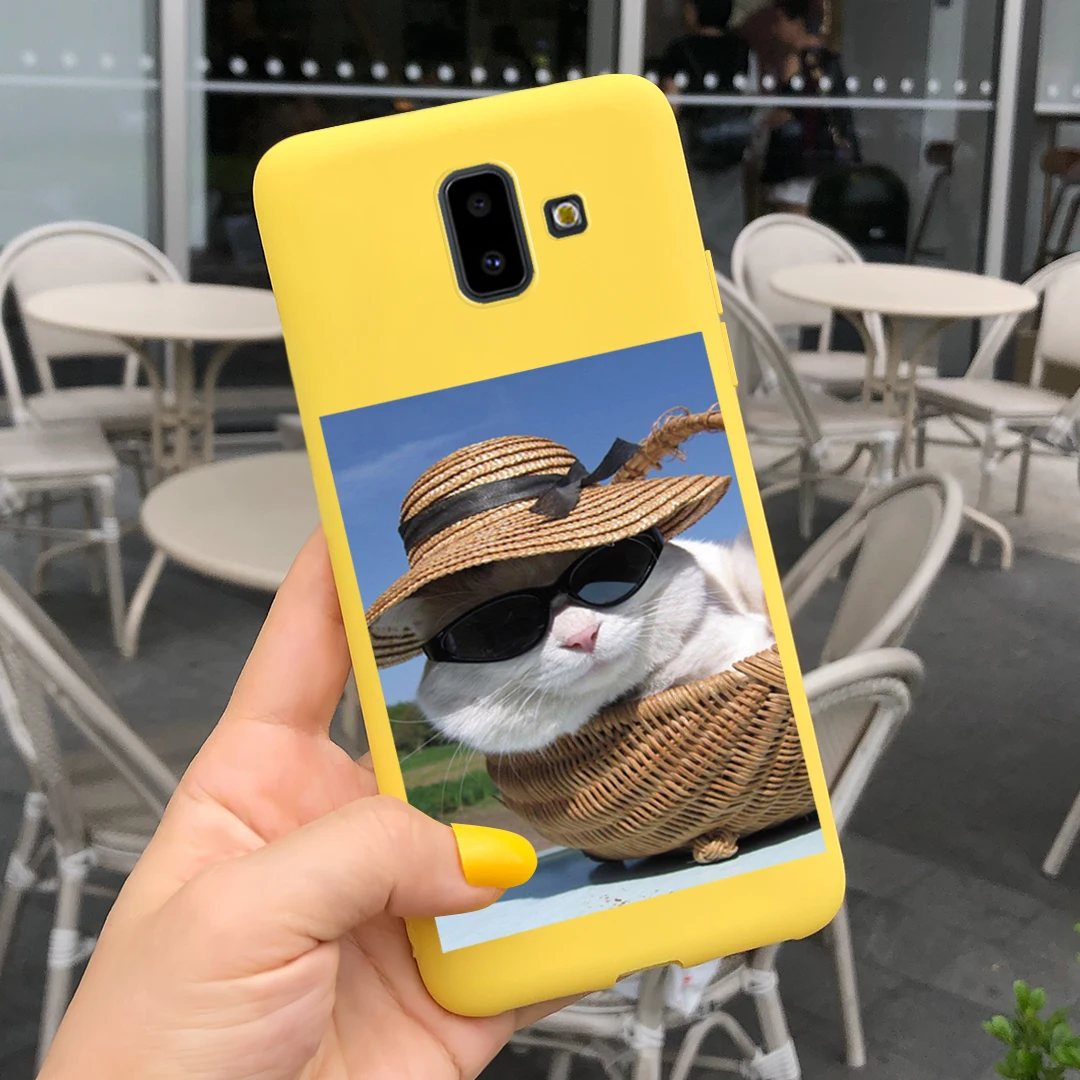 Cute Bee Cat Silicone Soft Phone Case Bumper Cover