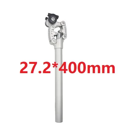 Silver 27.2x400mm Suntour велосипедная амортизация Подседельный штырь 27,2 мм 31,6 мм 350/400 мм черный/серебристый MTB горный велосипед Демпфирование сиденья трубчатая штанга - Цвет: Silver 27.2x400mm