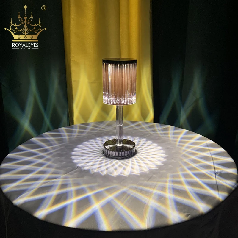 Настольная лампа в испанском стиле USB сенсорный перезаряжаемый светильник для