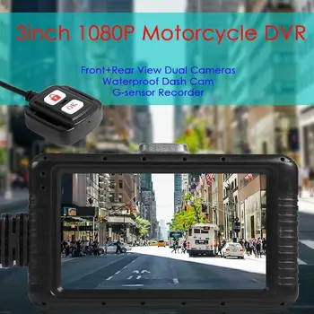 

Dashcam Motorcycle DVR Tachograph Driving Camcorder SE100 Camera 3.0 "