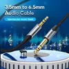 adaptateur câble 3.5mm à 6.35mm Aux pour amplificateur