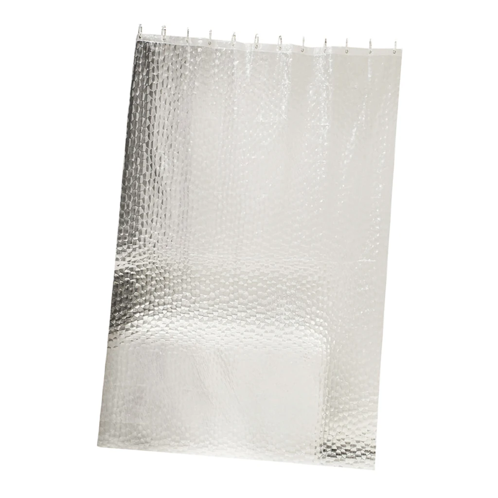 Mildew Resistant Anti-Bacterial PEVA Shower Curtain Liner White 180x180cm PEVA Shower Curtain Liner Bath Accessories