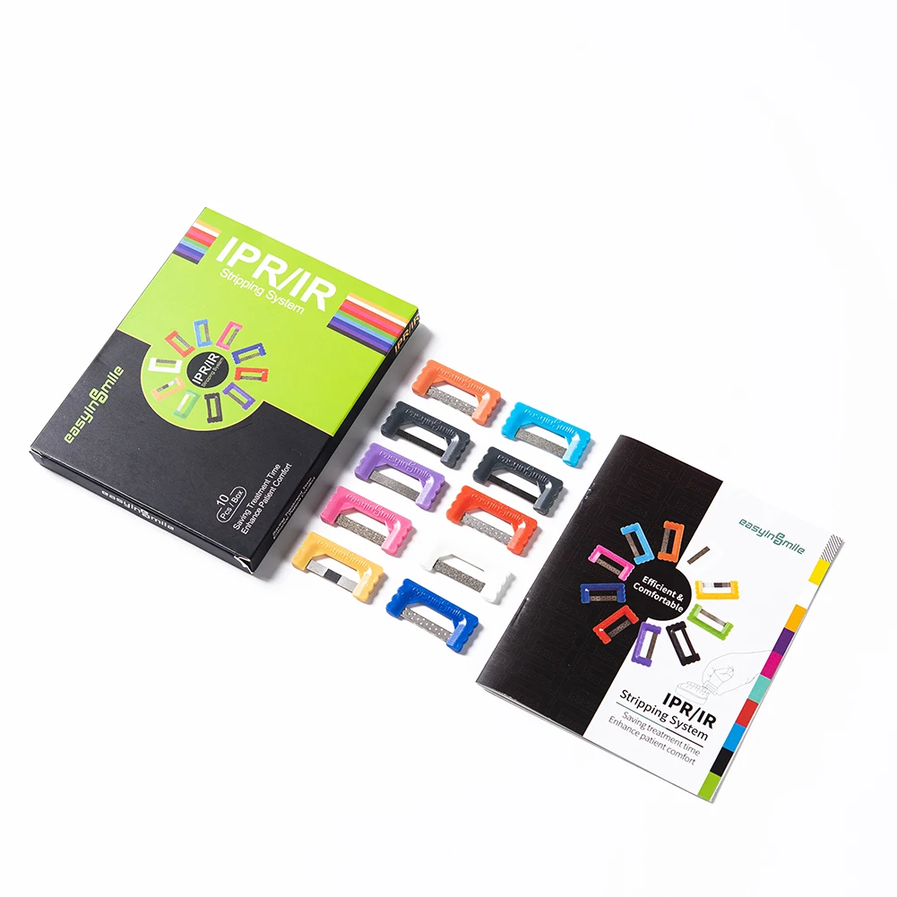 EASYINSMILE Dental Interprossimal Relief IR/IPR K Strisce Reattive Ortodontiche Smalto Lucidatura Sega Diamante Per Rimozione E Pulizia - Foto 9