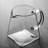 Heat-Resisting Clear Glass Tea Pitcher Square Creative Chinese Tea Set Accessory Chahai Milk Glass Pitcher Coffee Pot Water Jug ► Photo 2/6