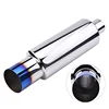 evil energy Universal Fit Muffler Exhaust Tip Polished Stainless Steel Tip And Silencer 2.0 