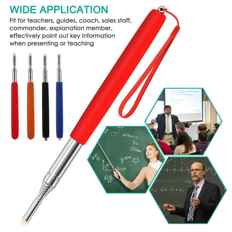 Учительская указка мягкий Профессиональный 1 метр из нержавеющей стали школьный
