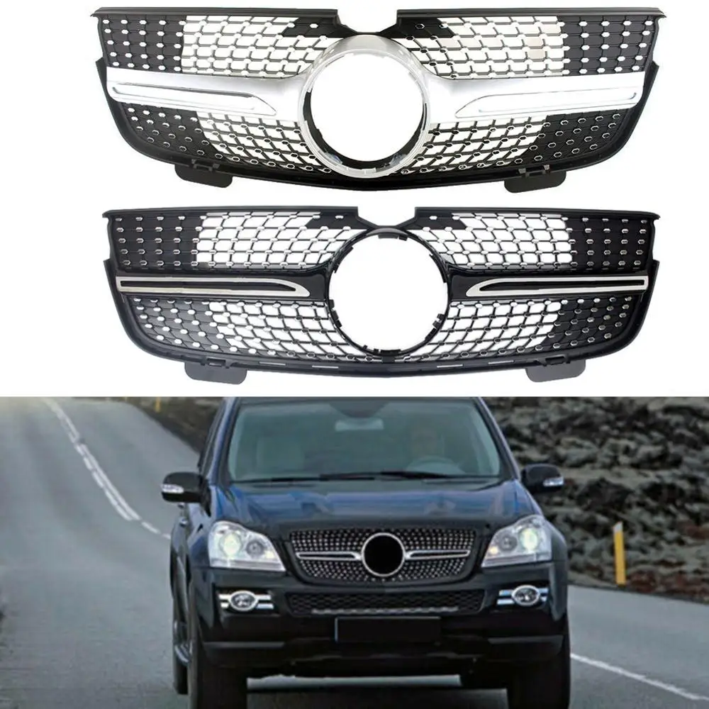 Передняя гоночная заготовка решетка бампера верхняя Facelift Grill для Mercedes Benz GL Class X164