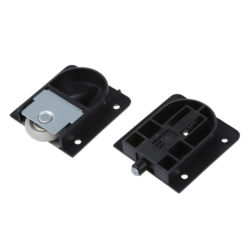 

Wardrobe Black Plastic Plate 25mm Dia Wheel Sliding