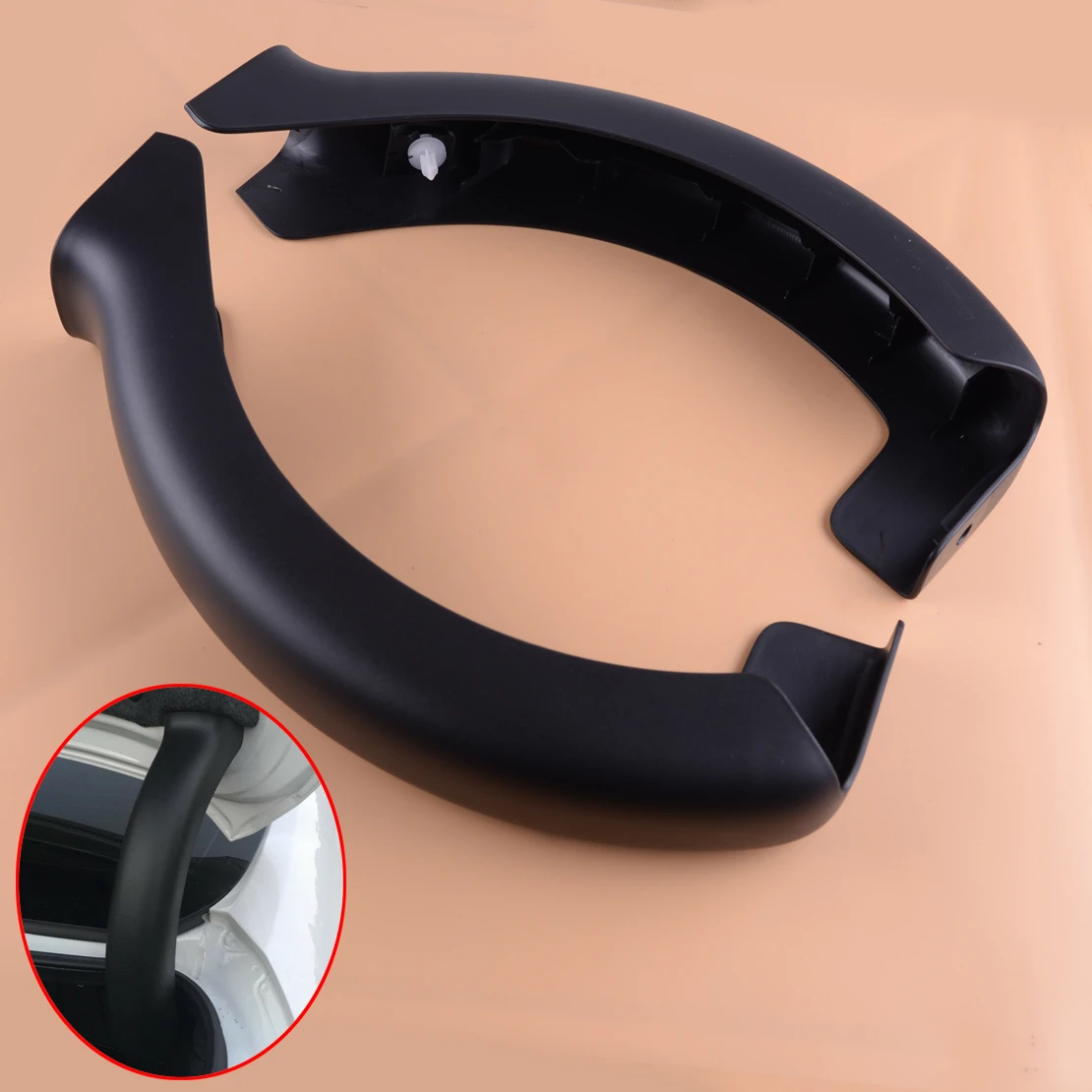 2pcs Plastic Car Rear Trunk Arm Hinge Cover Garnish Fit For Honda Accord Sedan Cv 18 19 Chromium Styling Aliexpress
