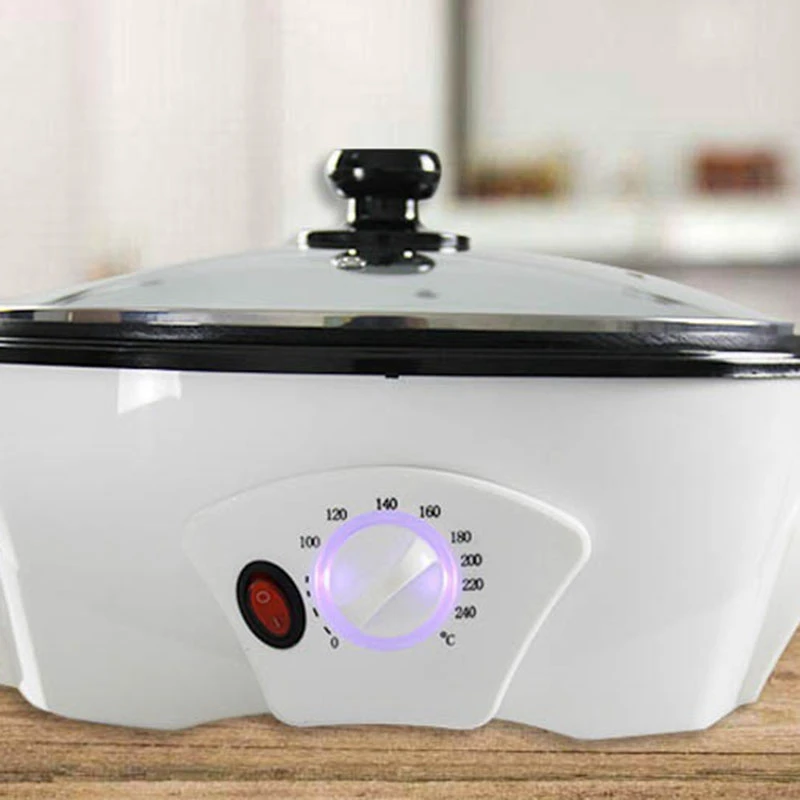 EAS-Электрический Кофе в зернах домашний аппарат для обжаривания кофейных зерен машина для обжарки 220 В антипригарное покрытие Инструменты для выпечки бытовой зерна сушки