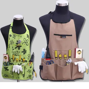 

Multi functional Waterproof Tool Apron Adjustable Belt Professional Heavy-Duty Oxford Cloth Tools Apron with Pocket for Barbers