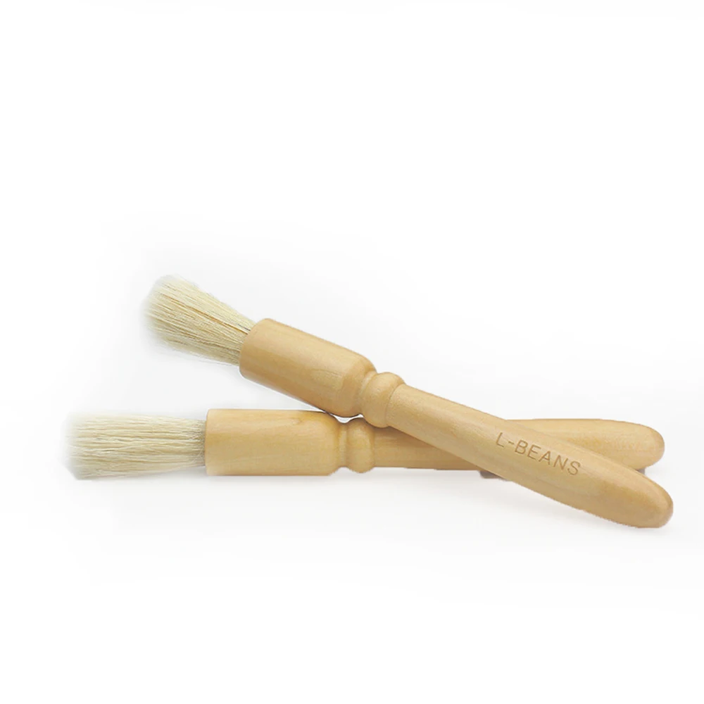 Щетка для очистки Кофемолки с деревянной ручкой Щетина рисования шлифовальная