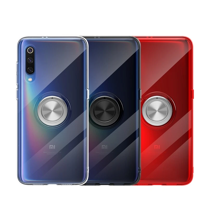 Мягкий силиконовый чехол для Xiaomi mi 9 SE 8 прозрачный противоударный с магнитным