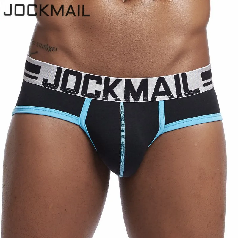 Трусы брифы JOCKMAIL мужские Брендовое пикантное нижнее белье шорты из мягкого