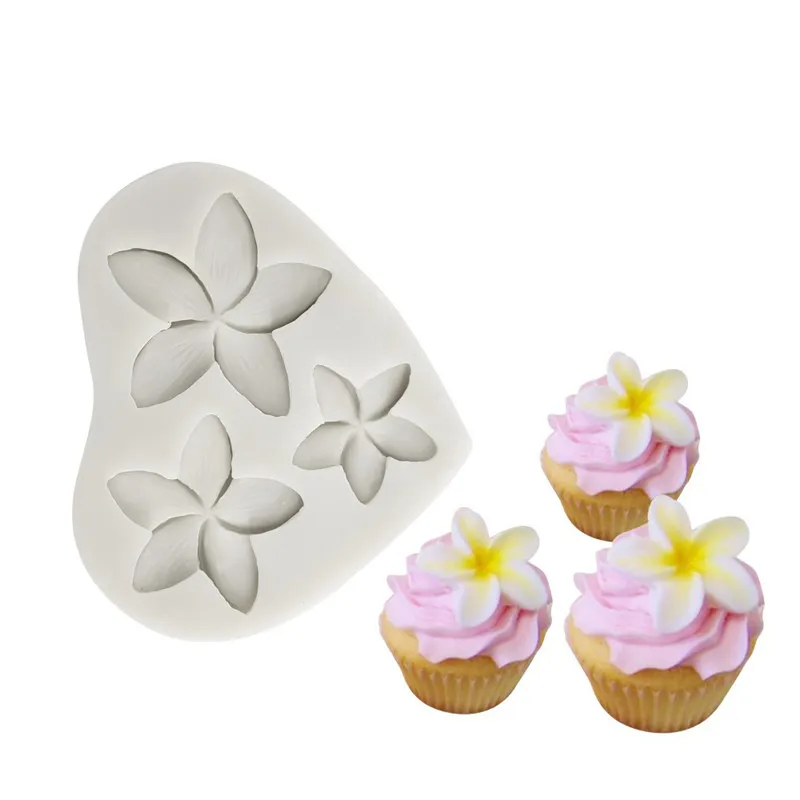 

Plumeria Flower Silicone Mold Fondant Cake Mold Decorating Tools Chocolate Rubber Mold Cake Decorating Chocolate Gumpaste Mold