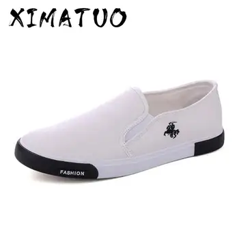 

New 2020 Classic Men Slip-On Shoes Men Fashion Shoes PU Leather Casual Shoes Brand Men Sneakers Spring Men Flats Shoes