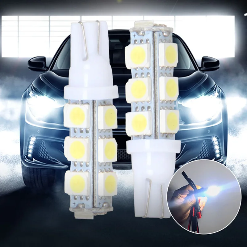 

New style durable 12v SMD T10 5050 13 LED daytime running light driving map dome license plate interior bulb turn light