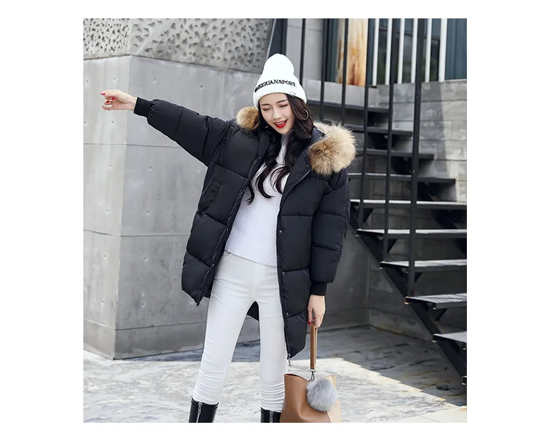 Зимняя женская куртка, теплая Толстая парка, пальто с хлопковой подкладкой, больше размера, большого размера плюс, Женская свободная одежда, верхняя одежда, стеганая куртка