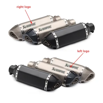 

36-51mm Universal Left & Right Motorcycle Exhaust Pipe Muffler Escape moto For RC390 Z800 GSXR750 TMAX530 XMAX300.250 CBR500