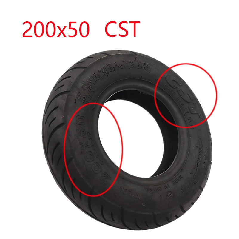

CST 8 Inch 200x50 Inner And Outer Tyre for Electric Scooter Folding Bicycle Inflatable Thickened Wear Resistant 200*50 Tire