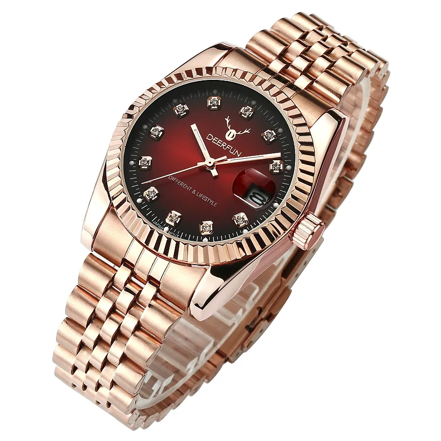 Швейцарские часы oyster perpetual Rolexable datejust MIYOTA, кварцевые мужские и женские часы из нержавеющей стали, классические часы reloj hombre - Цвет: ROL DJ13