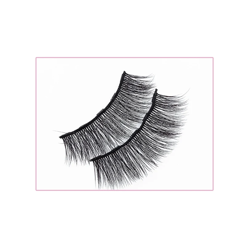 4/5 쌍 혼합 된 자기 가짜 속눈썹 자기 액체 아이 라이너 Tweezer 세트 두꺼운 화려한 3D 가짜 속눈썹 도매