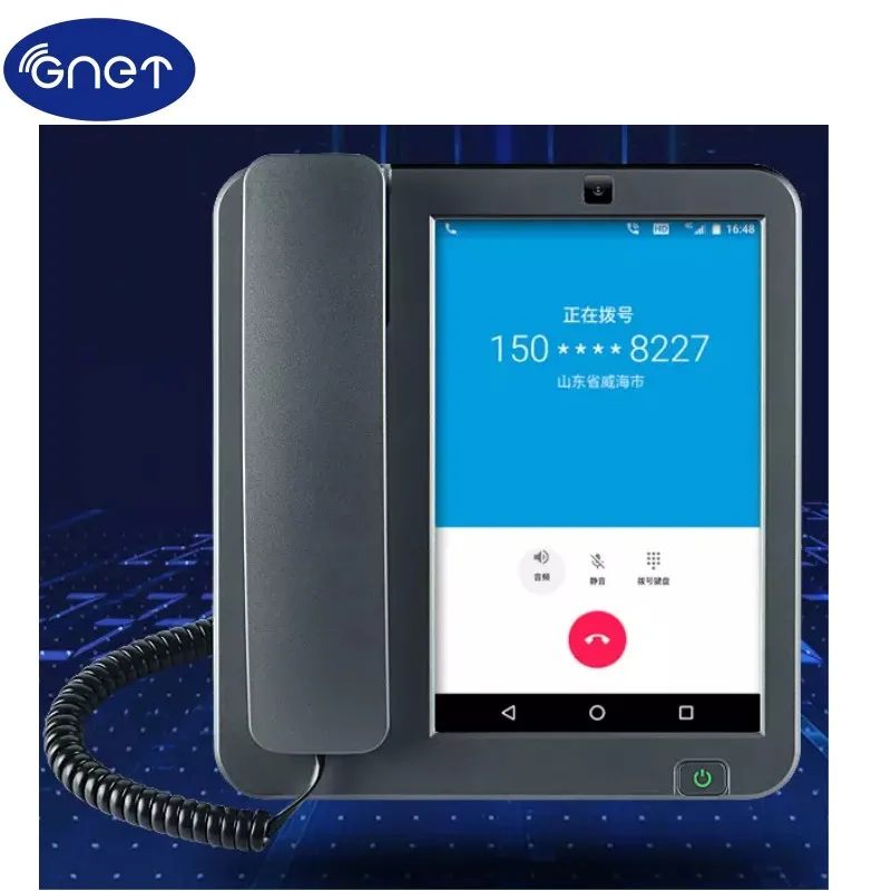 Hot Sale SIM Card GSM WCDMA LTE 4G Fixed Wireless Desktop Phone With Android System