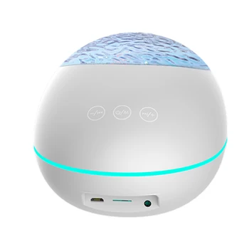 

Ocean Water Ripple LED Projection Lamp Children Bedroom Star Night Lamps Remote Control Bluetooth Music Projector