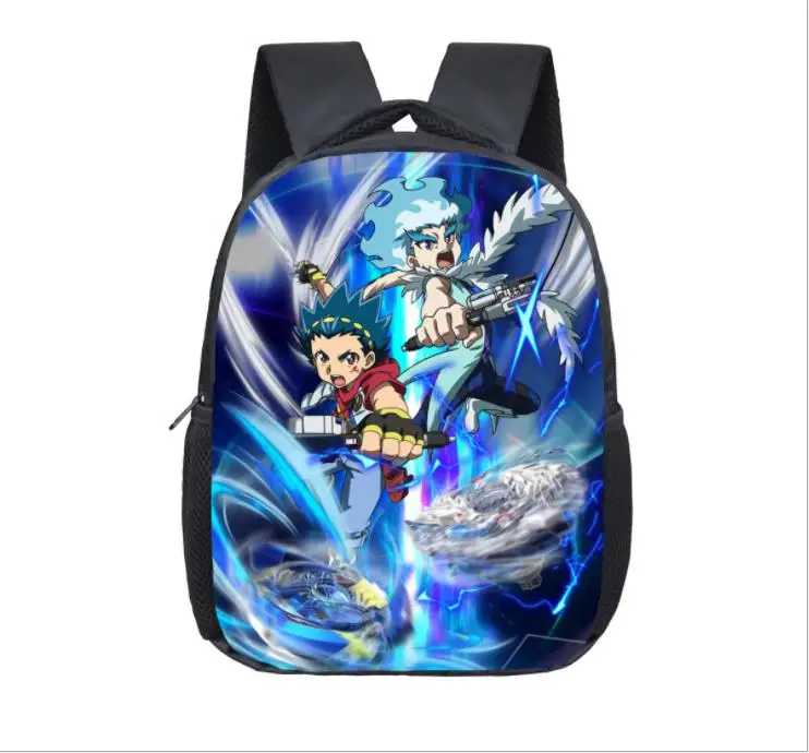 Picture color 12 дюймов Аниме Beyblade Burst рюкзаки для детей студенческий рюкзак для книг Повседневный Рюкзак Мультфильм Mochila школьные подарки - Цвет: Picture color