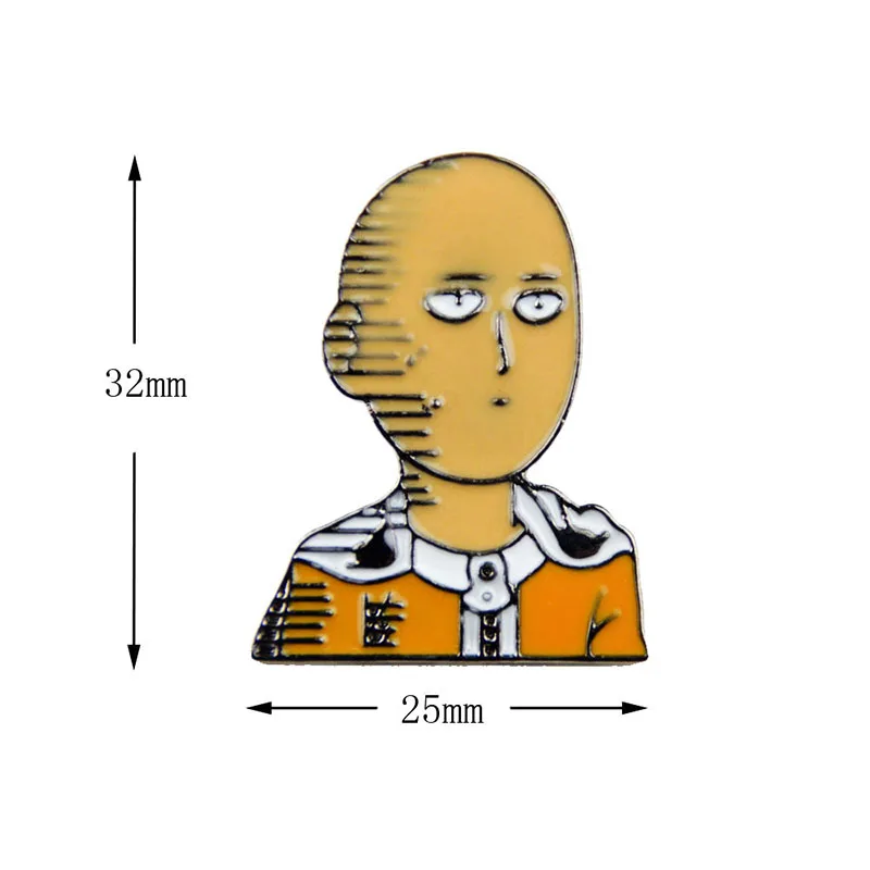 Аниме One Punch Man броши и эмалированные булавки коллекция Нагрудный значок для рюкзака воротник ювелирные изделия
