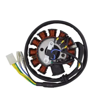 

NEW Motorcycle 11 Poles Full Wave AC For GY6-125 GY6-150 GY6 125 150 152QMI 157QMJ Magneto Stator Coil GeneratorSpare Parts