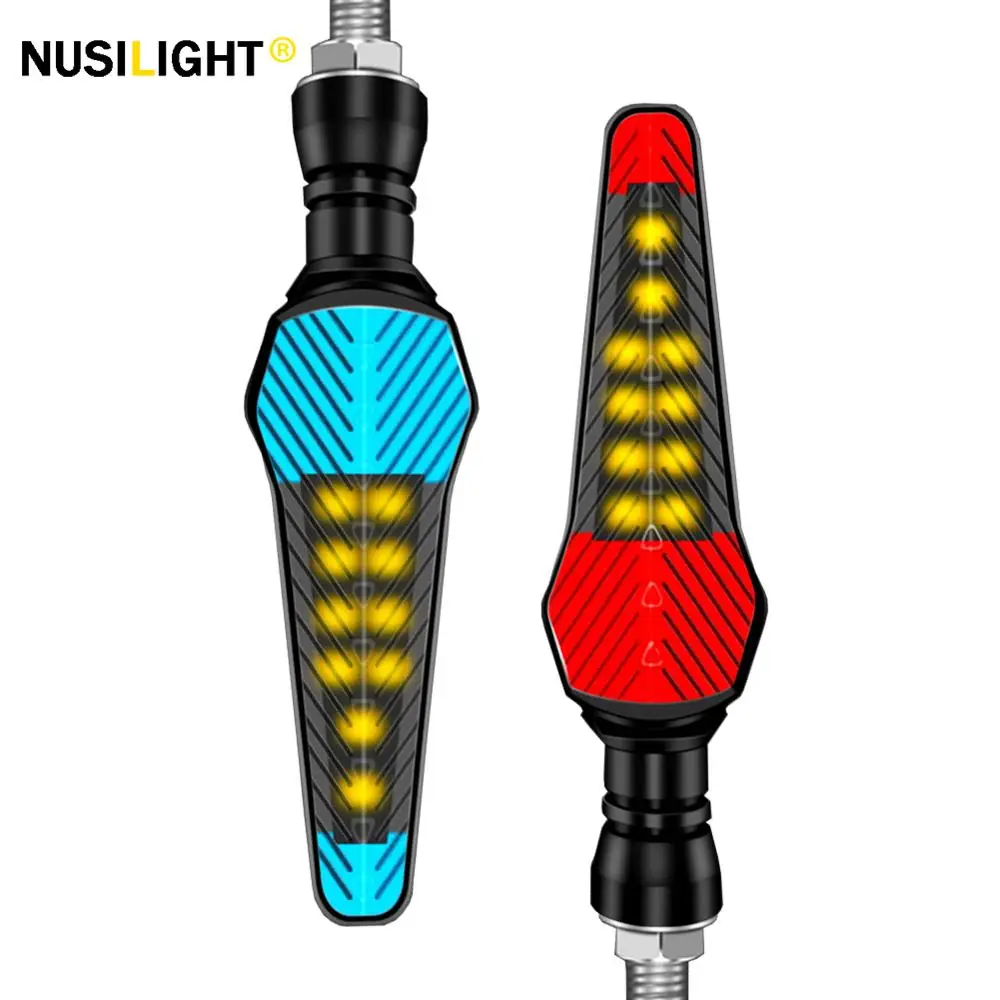Желтый светодиодный указатель поворота для мотоцикла 12 В индикатор стоп
