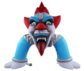 

Personalized 5x5m giant airblown clown face inflatable halloween archway for yard decorations toys