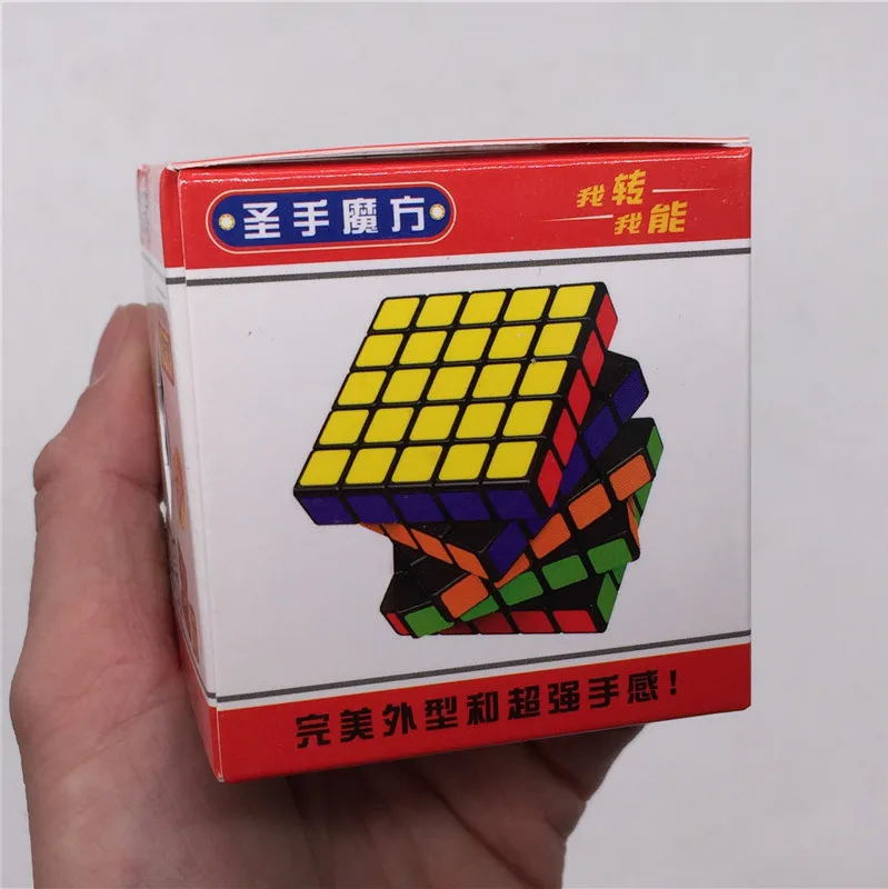 ShengShou 7089A 5x5x5 магический куб скоростной стикер профессиональные 5-слойные магические Кубики-пазлы Развивающие игрушки для детей SS502