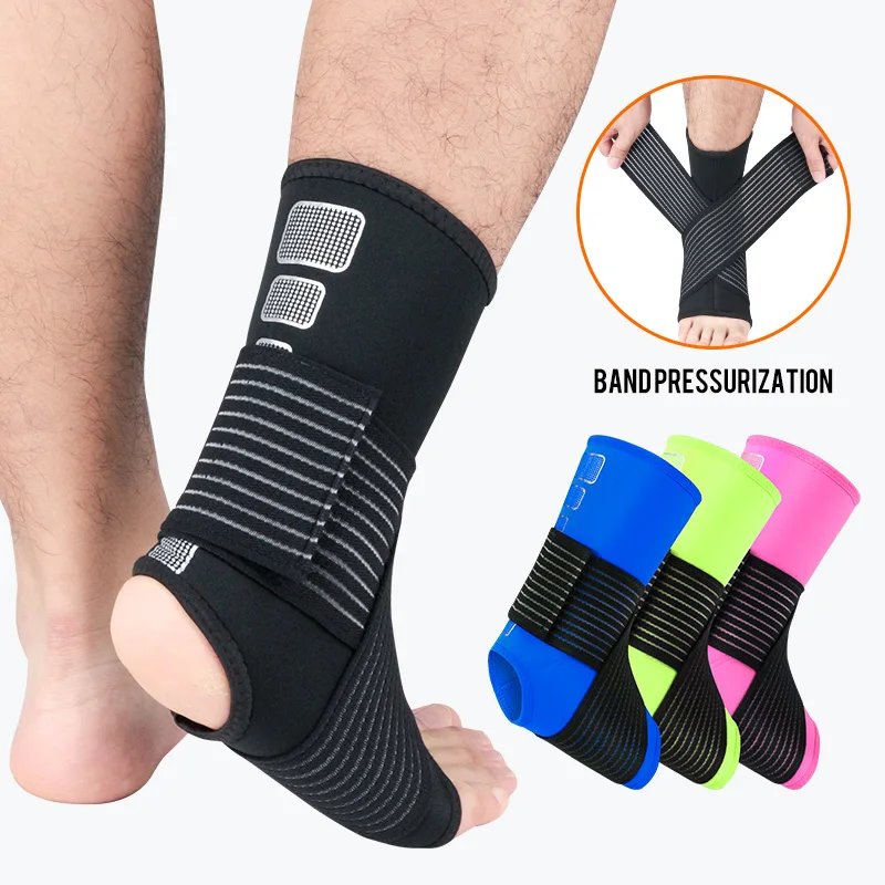 

FGHGF 1pair Ankle Protection Compression Sock Elastic Support Greater Binding Force Sports Protective Sleeve Used For Movement