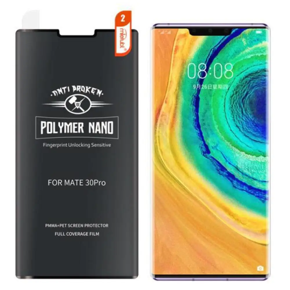 Мягкая Керамическая Защитная пленка для экрана Huawei P30 P40 Pro защитная Mate 20 30 100D с
