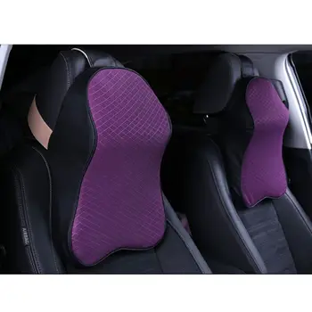 

Car Neck Pillow 3D Memory Foam Auto Headrest Head Restraint Adjustable Breathable Travel Cushion Support Holder Seat