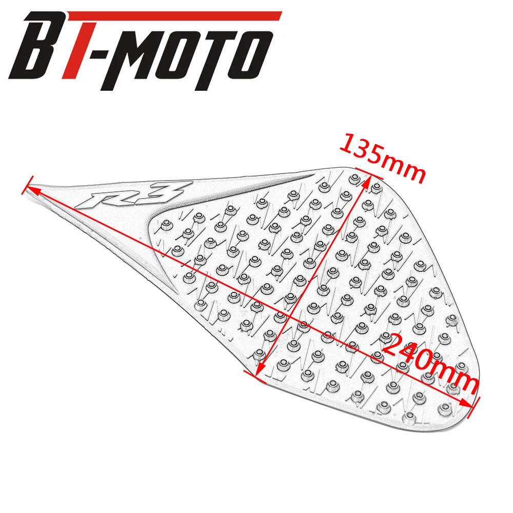Мотоциклетная противоскользящая накладка на бак протектор наклейки боковые