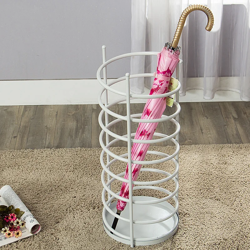 Household umbrella Stand storage bucket door umbrella holder stand home hotel metal Umbrella storage rack shelf mx10291159