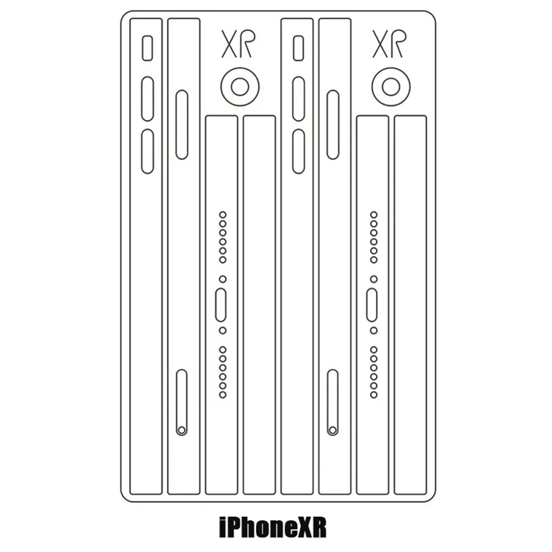 SIANCS 2 шт прозрачная боковая пленка для мобильного телефона для iphone11 8 8plus Xs XSMAX XR Rim защитная пленка ультра-тонкая ТПУ Гидрогелевая пленка - Цвет: for iPhone xr