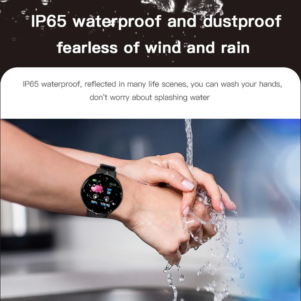 D18 color screen smart bracelet heart rate blood pressure call information waterproof step counter sports Wristband D18 color screen smart bracelet heart rate blood pressure call information waterproof step counter sports Wristband