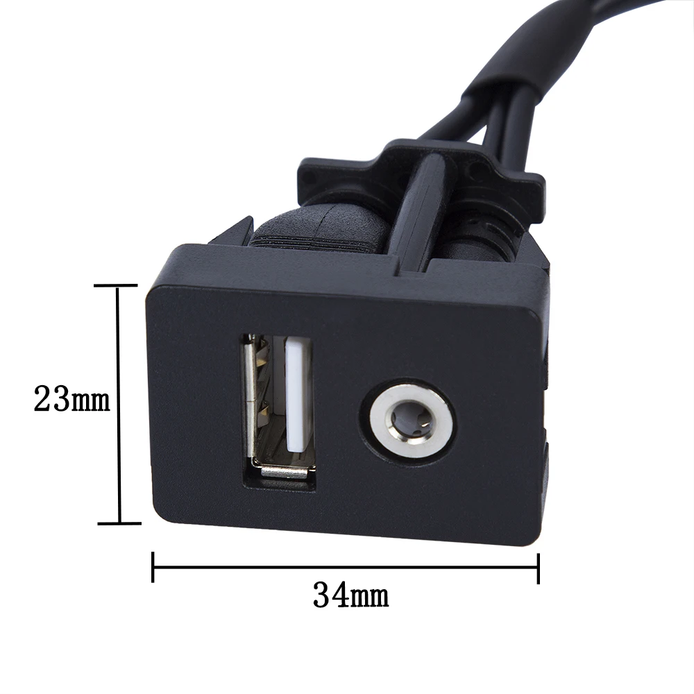 100 см Автомобильный Кабель переходник 2RCA USB CD стерео RCA аудио адаптер для Mercedes Benz BMW