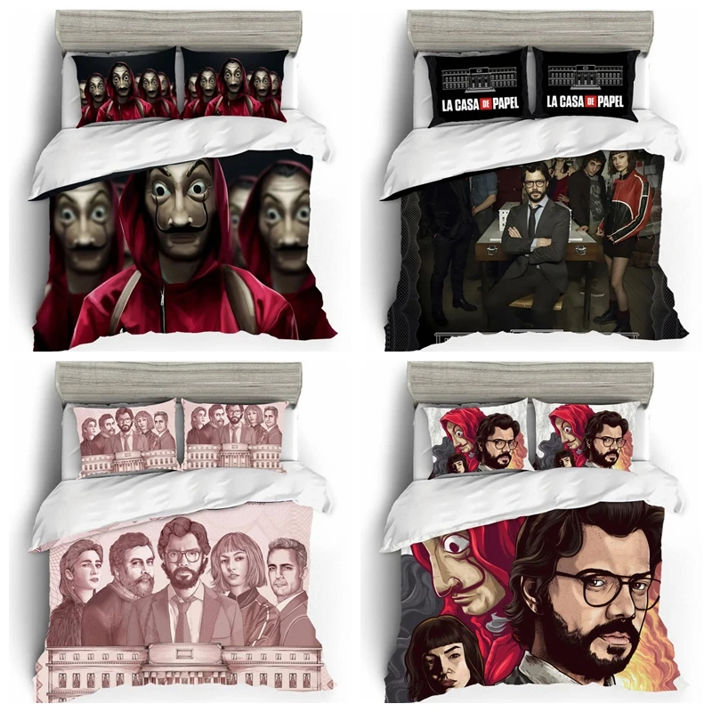 Linens Cotton Bedding Set Duvet Cover Beds Set Paper House Patterned Pillowcases Bed Cover Single Queen King Size Home Textile Linens Cotton Bedding Set Duvet Cover Beds Set Paper House Patterned Pillowcases Bed Cover Single Queen King Size Home Textile