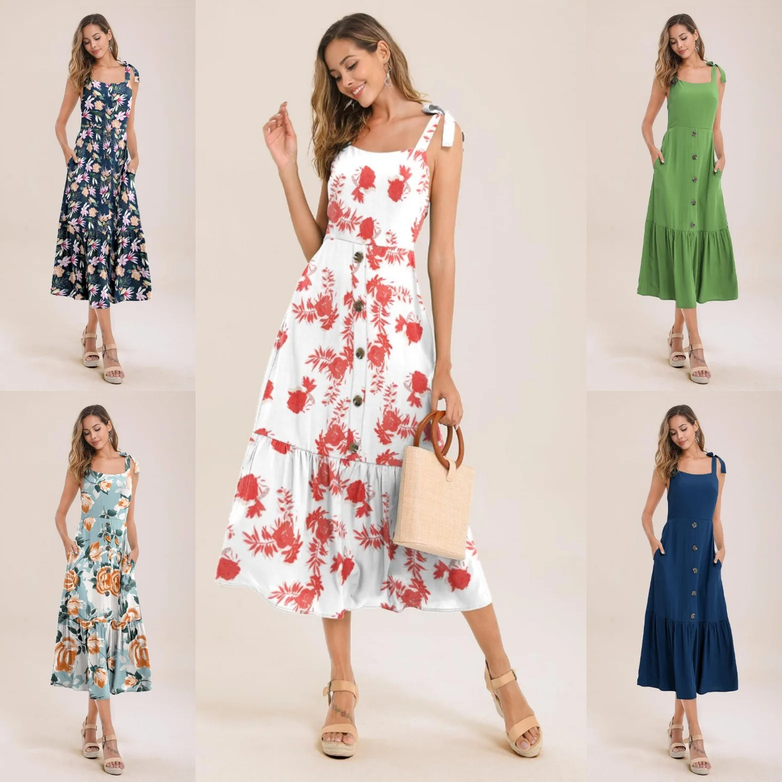 Boho сексуальное женское платье с открытой спиной, Модное Элегантное макси платье для вечеринки, женское летнее платье, корейское облегающее длинное платье на шнуровке Vestidos
