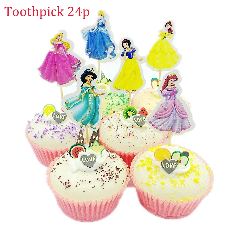 24pcs Cake Topper