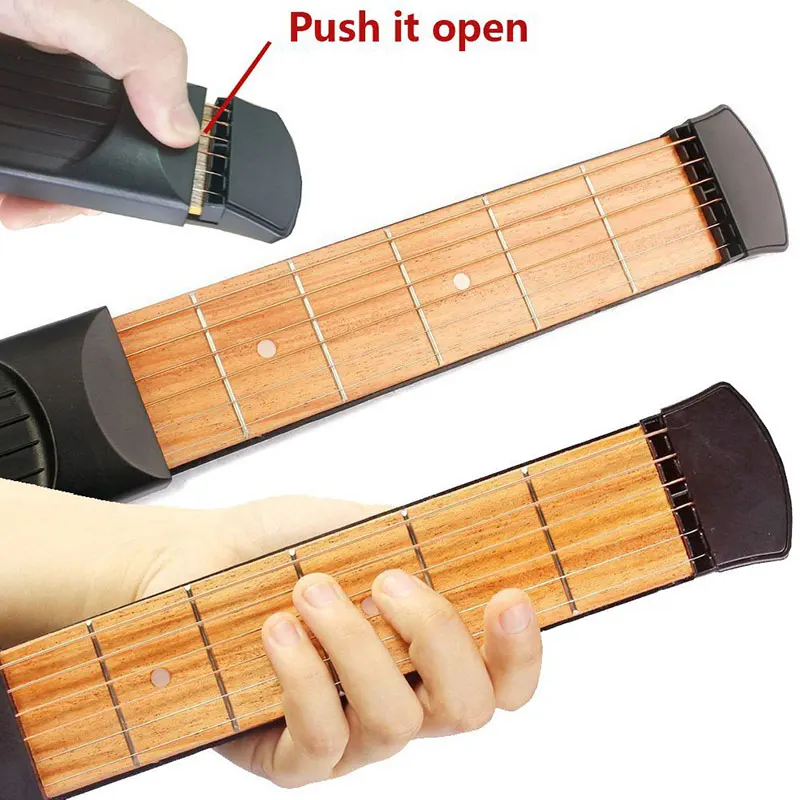 6Tone Pocket Guitar Practice Neck Portable Guitar Chord Trainer Tool