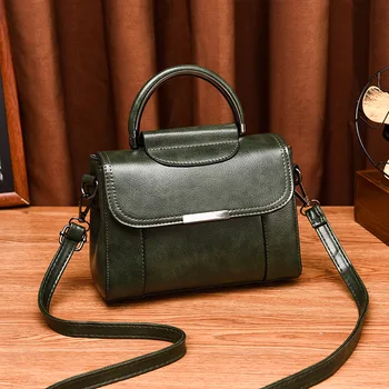 

New European Brand Designer Vintage Bags Women Top-handle Tote Bags Messenger Bag Women Evening Party Leather Handbags JD01262