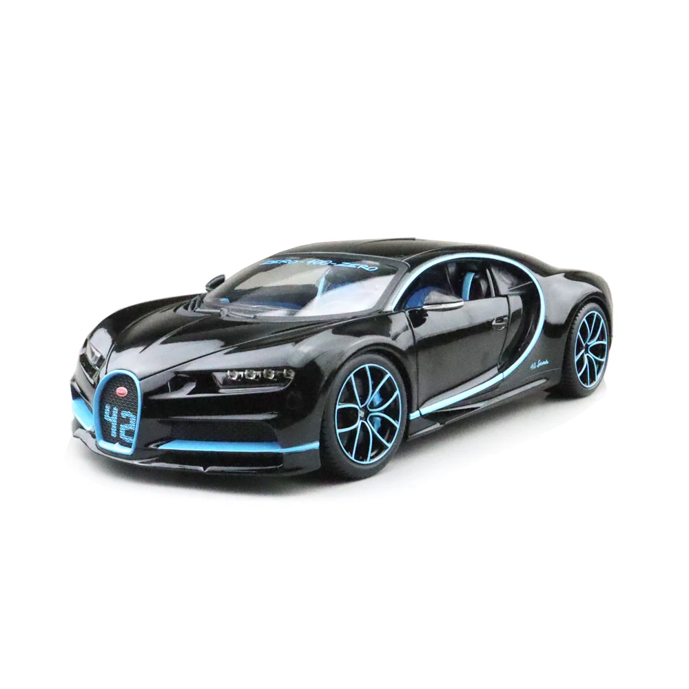 1/18 Bugatti Chiron Bburago 11040 Diecast металлические модельные Игрушки для девочек и мальчиков с