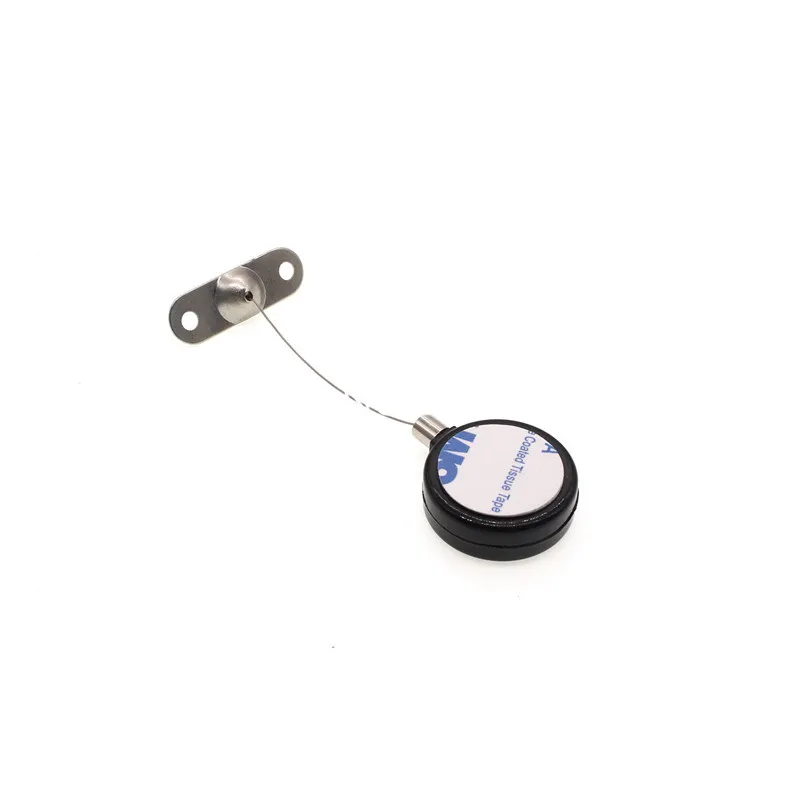 50pcs/lot Jewelry anti-theft cable box ring plate anti-theft buckle retractable protection box