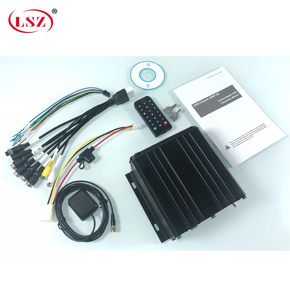 LSZ DVR Taxi CMSV6 Video 1080P Truck GPS MDVR Vehicle Bus Software SD Free Survelliance